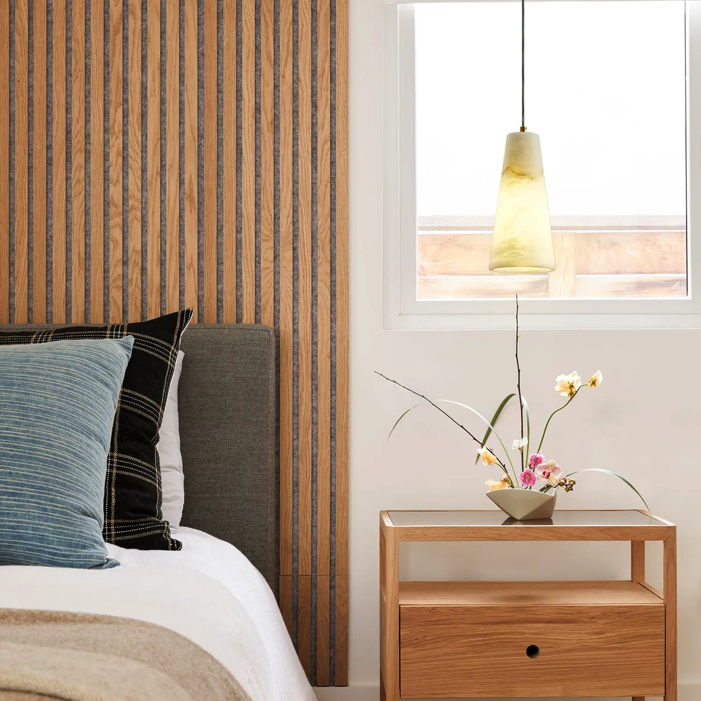 Alabaster Modern Pendant Lights Kitchen Island-Amarnest