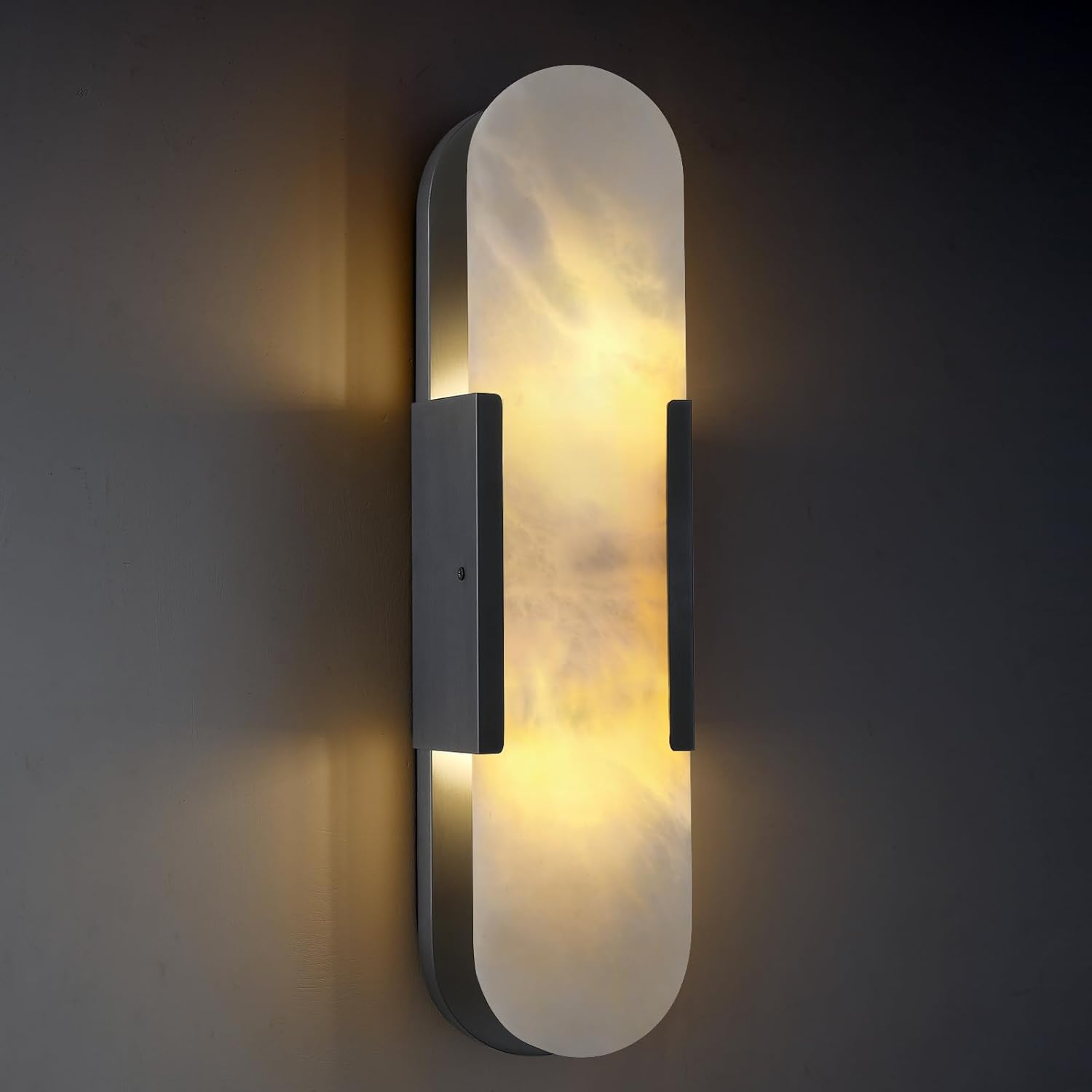 Trinidad Alabaster Wall Sconces 14" 20"-Amarnest