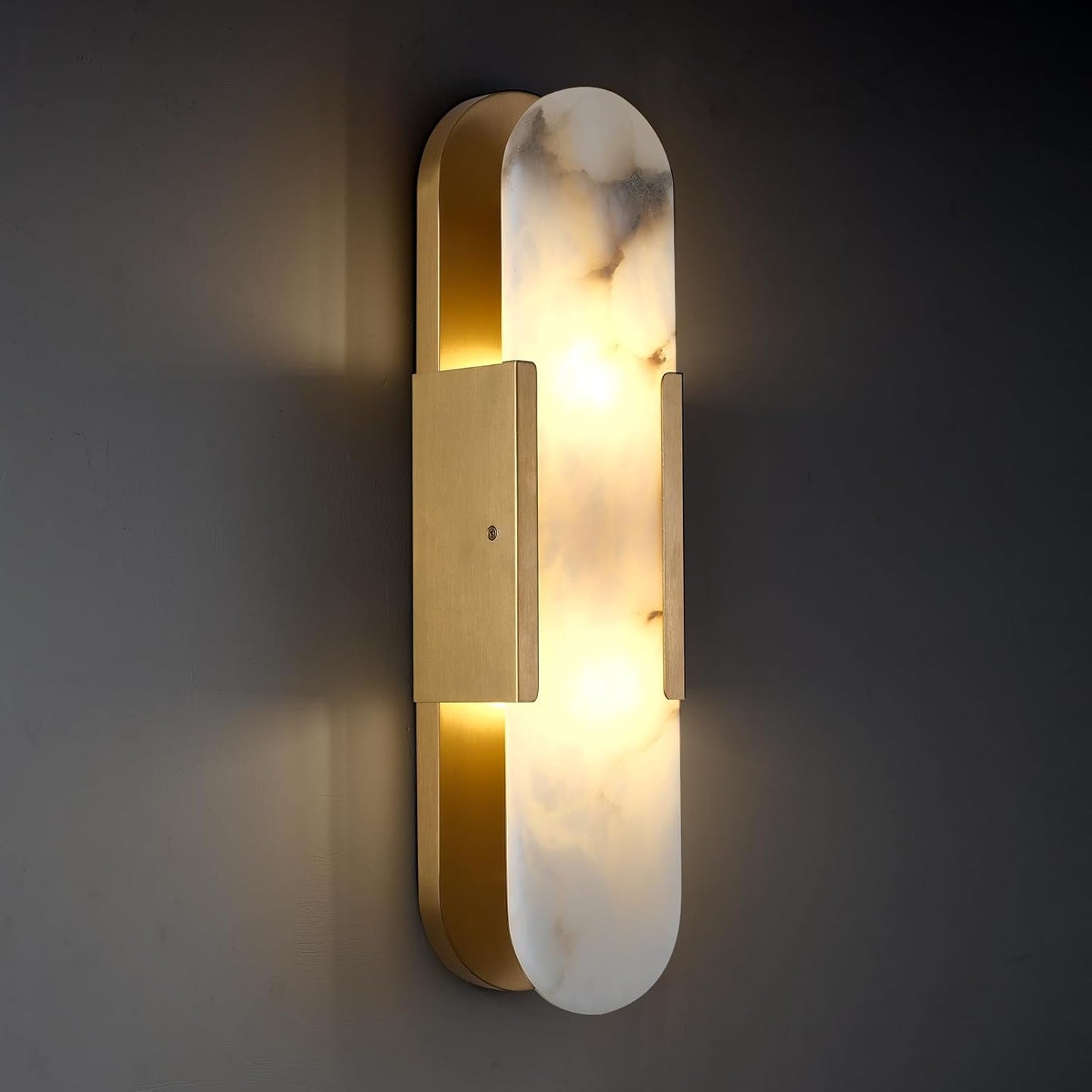 Trinidad Alabaster Wall Sconces 14" 20"-Amarnest