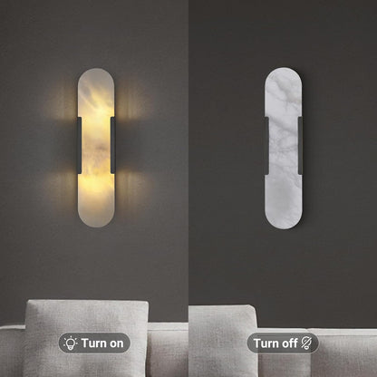 Trinidad Alabaster Wall Sconces 14" 20"-Amarnest