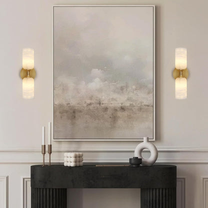 Monty Alabaster Linear Wall Sconce-Amarnest