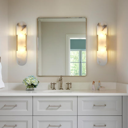 Trinidad Alabaster Wall Sconces 14" 20"-Amarnest