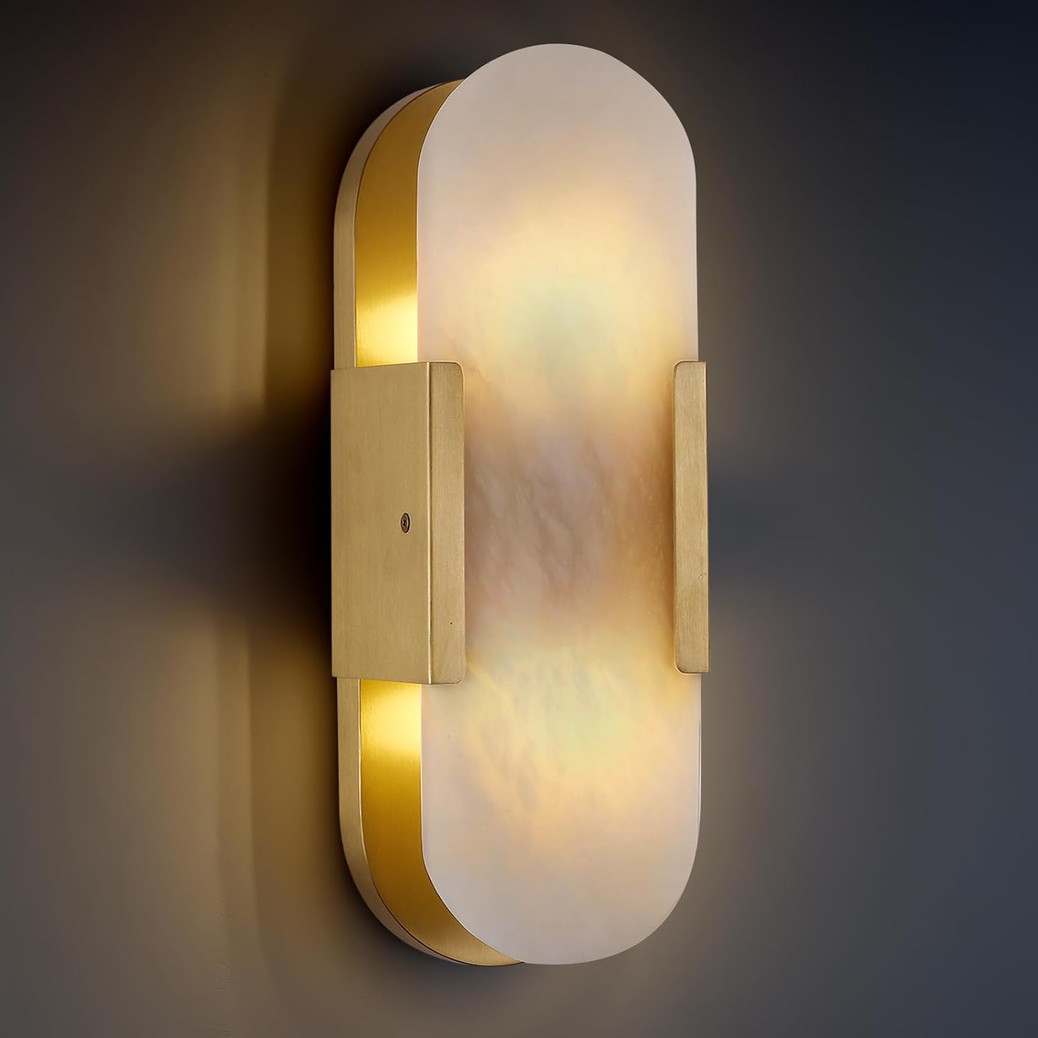 Trinidad Alabaster Wall Sconces 14" 20"-Amarnest