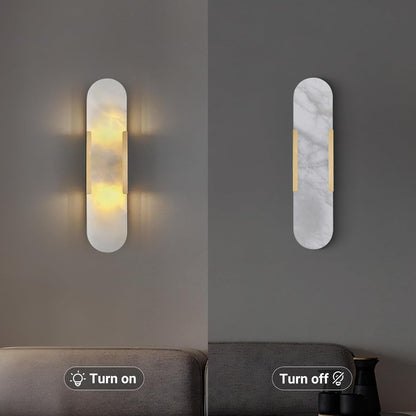 Trinidad Alabaster Wall Sconces 14" 20"-Amarnest