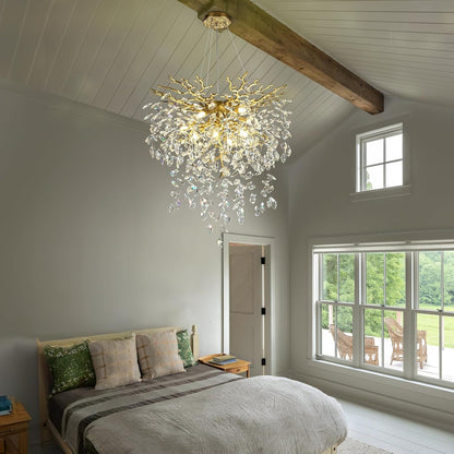 Solara Round Tree Branch Chandelier 24" 32" 40" Tree Branch-Amarnest