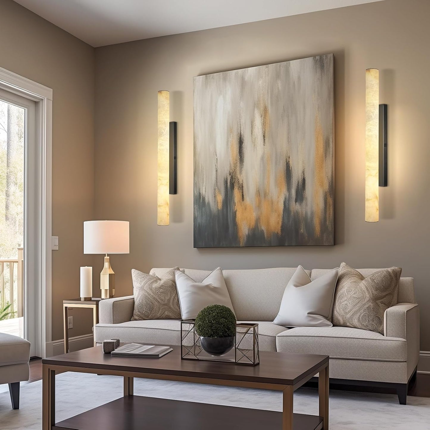 Spanish Natural Marble Sconces-Amarnest