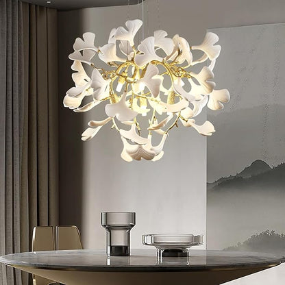 Ginkgo Round Chandelier 23.6''-Amarnest