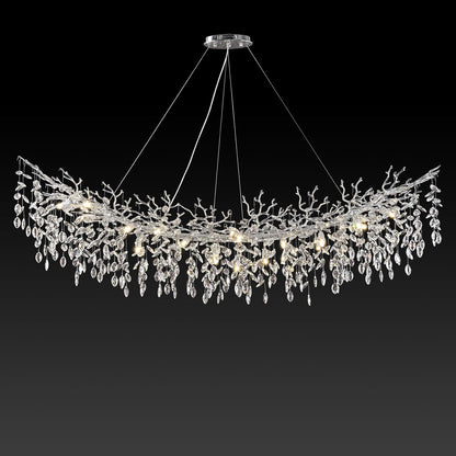 Solara Rectangular Tree Branch Chandelier 55" 72" Tree Branch-Amarnest