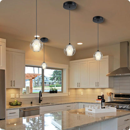 Modern Bubble Crystal Pendant Lights-Amarnest