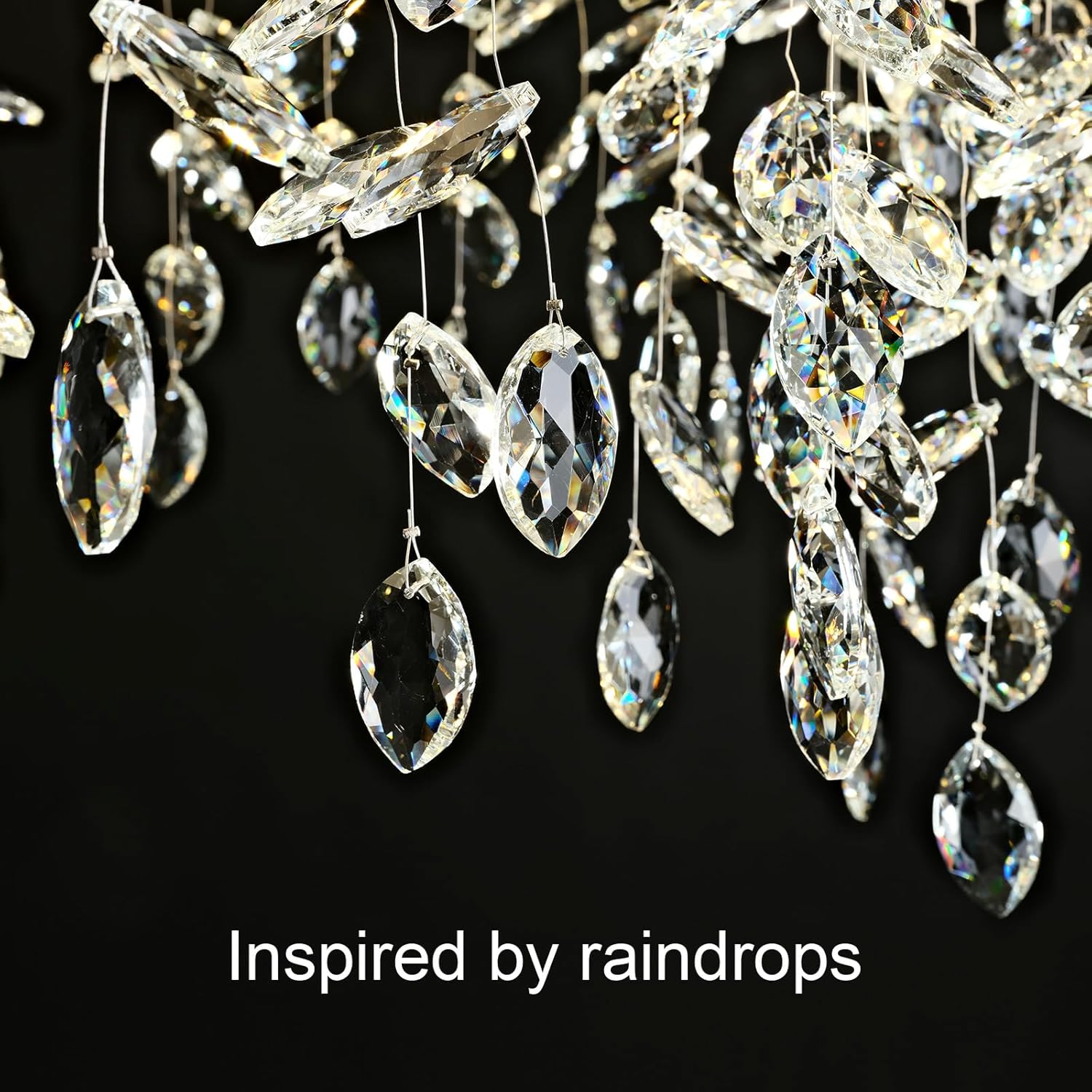 Solara Rectangular Tree Branch Chandelier 47" Tree Branch-Amarnest