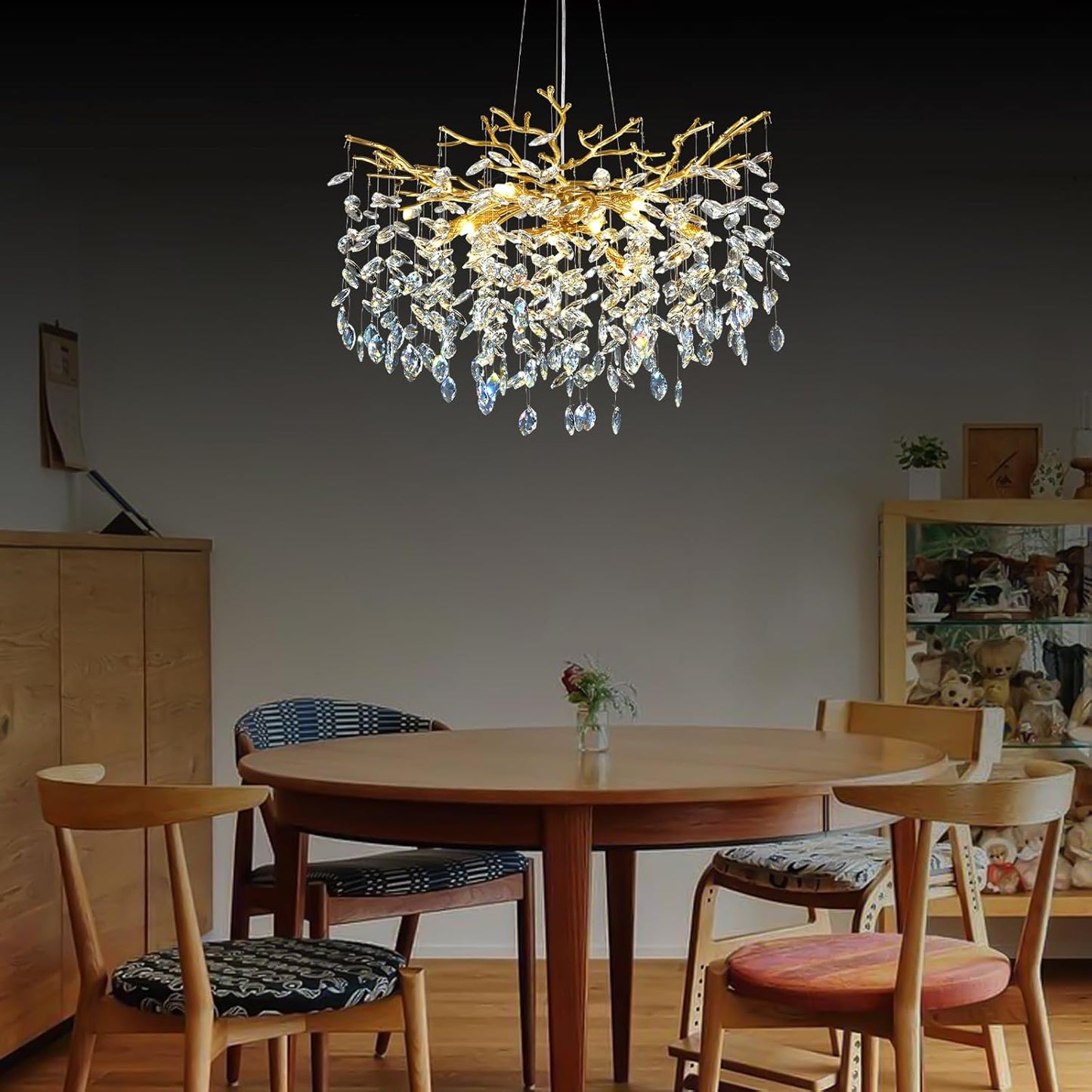 Solara Rectangular Tree Branch Chandelier 21" 30" 40" Tree Branch-Amarnest