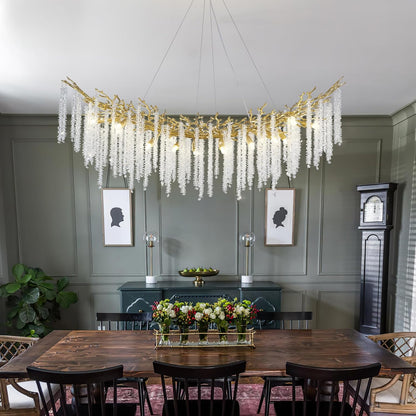 Gold Tree Branches Chandelier-Amarnest