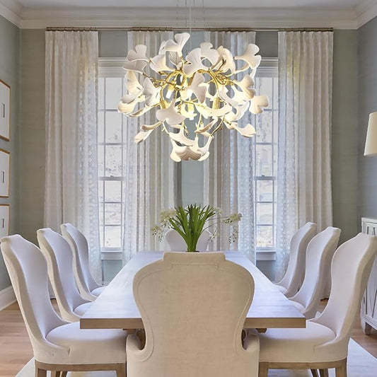 Ginkgo Round Chandelier 23.6''-Amarnest