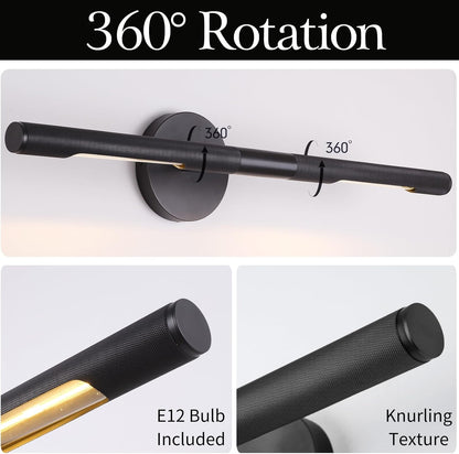 Hard-wired Knurled Picture Light-Amarnest