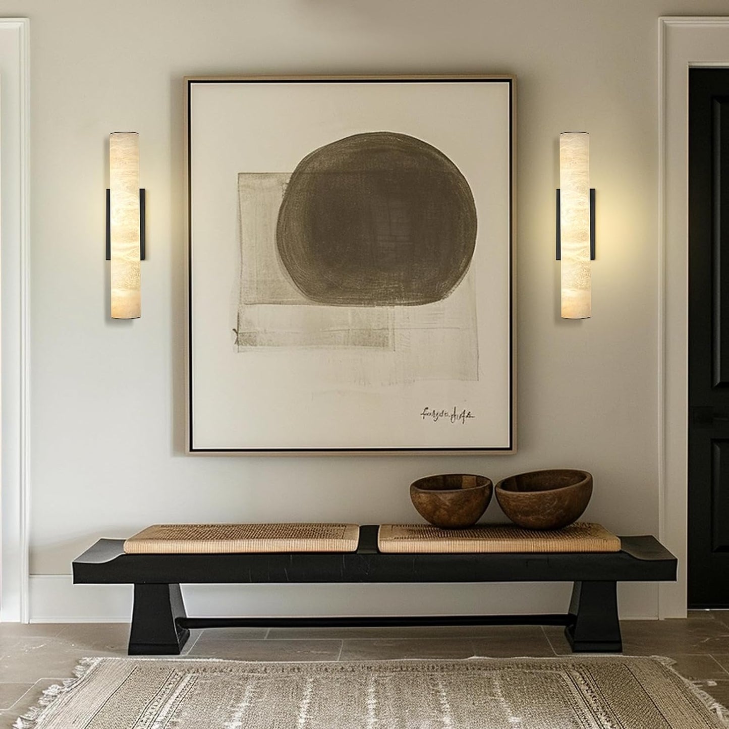 Spanish Natural Marble Sconces-Amarnest