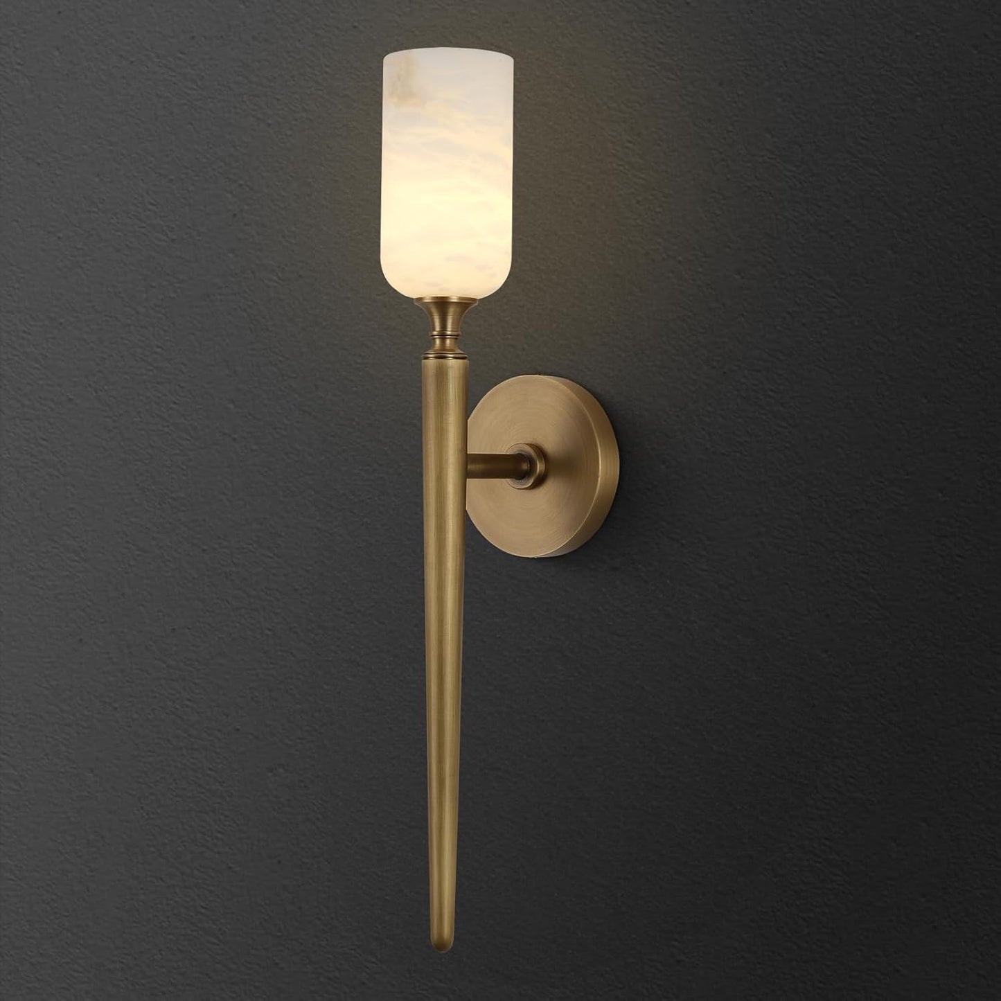 Monty Alabaster Wall Sconces-Amarnest
