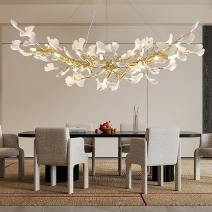 Ginkgo Rectangle Chandelier 55"-Amarnest