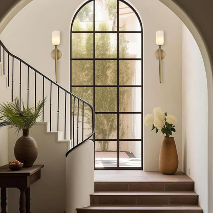 Monty Alabaster Wall Sconces-Amarnest