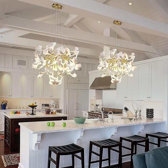 Ginkgo Round Chandelier 23.6''-Amarnest