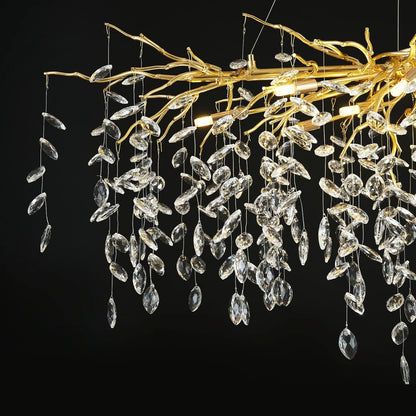 Solara Rectangular Tree Branch Chandelier 47" Tree Branch-Amarnest