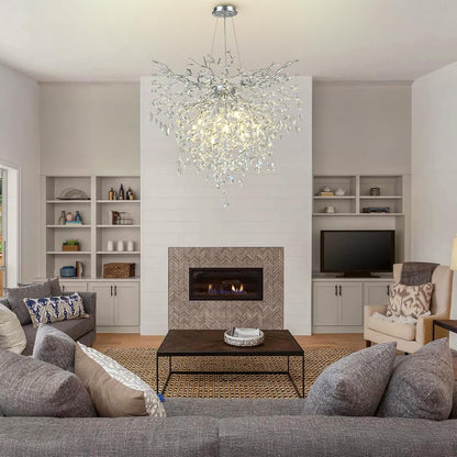 Solara Round Tree Branch Chandelier 24" 32" 40" Tree Branch-Amarnest