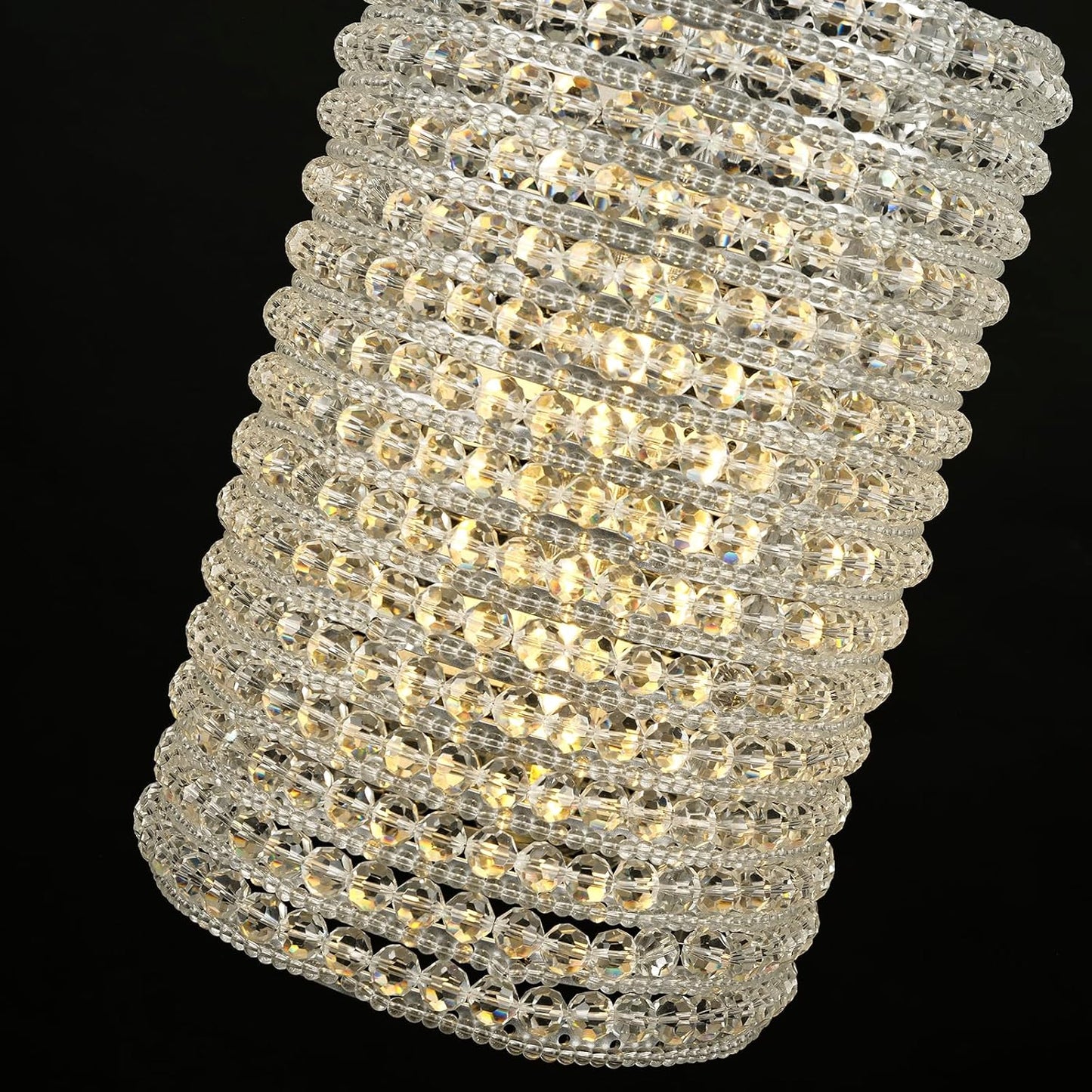 Smoke Grey Crystal Pendant Lights-Amarnest