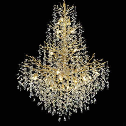Solara Round Tree Branch Chandelier 47"-Amarnest