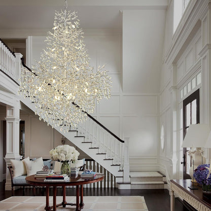 Solara Round Tree Branch Chandelier 47"-Amarnest