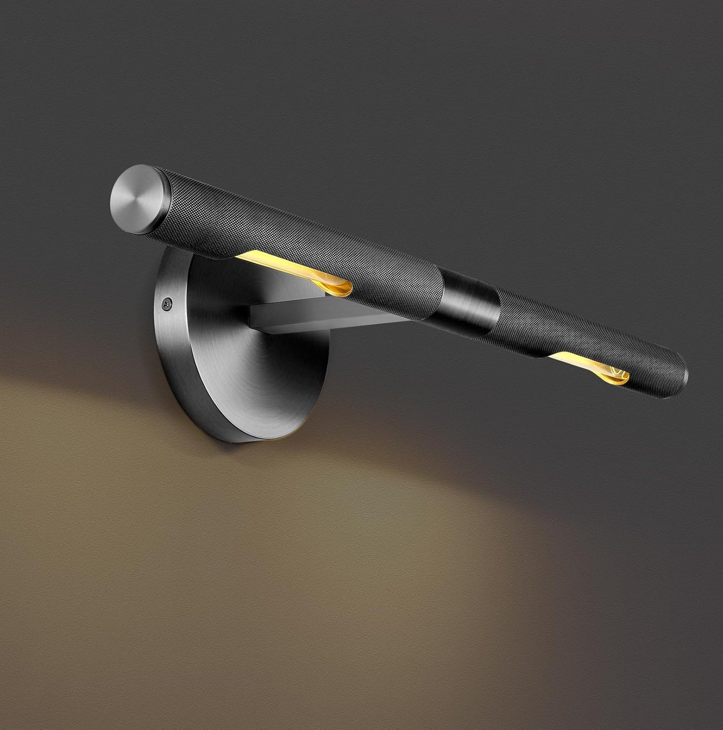 Hard-wired Knurled Picture Light-Amarnest