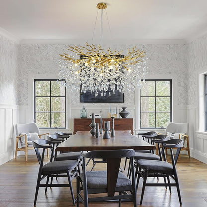Solara Rectangular Tree Branch Chandelier 21" 30" 40" Tree Branch-Amarnest