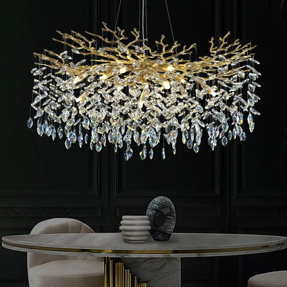 Solara Rectangular Tree Branch Chandelier 21" 30" 40" Tree Branch-Amarnest