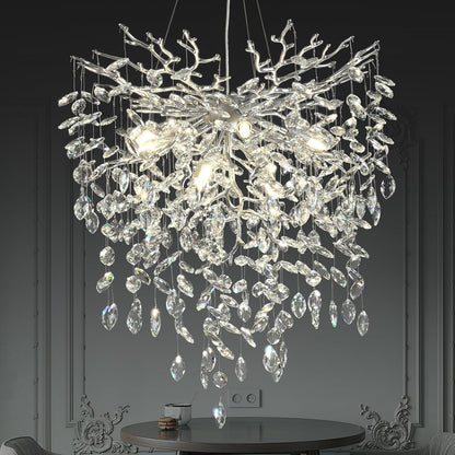 Solara Round Tree Branch Chandelier 24" 32" 40" Tree Branch-Amarnest