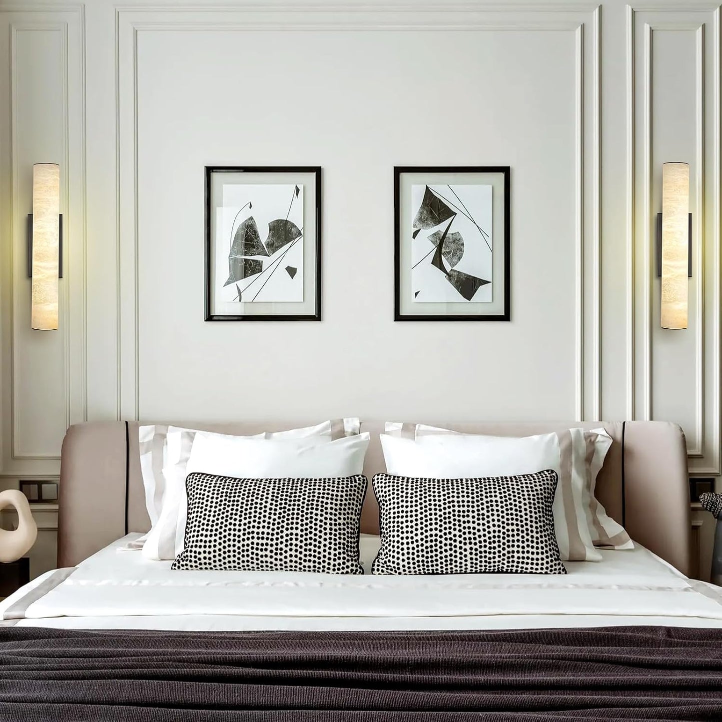 Spanish Natural Marble Sconces-Amarnest