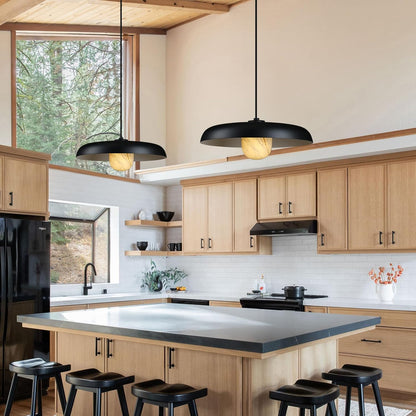 Alabaster Industrial Pendant Lights Kitchen Island-Amarnest