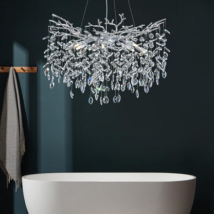 Solara Rectangular Tree Branch Chandelier 21" 30" 40" Tree Branch-Amarnest