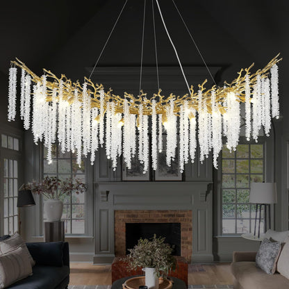Gold Tree Branches Chandelier-Amarnest