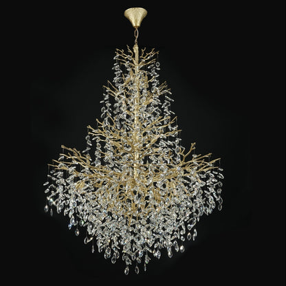 Solara Round Tree Branch Chandelier 47"-Amarnest