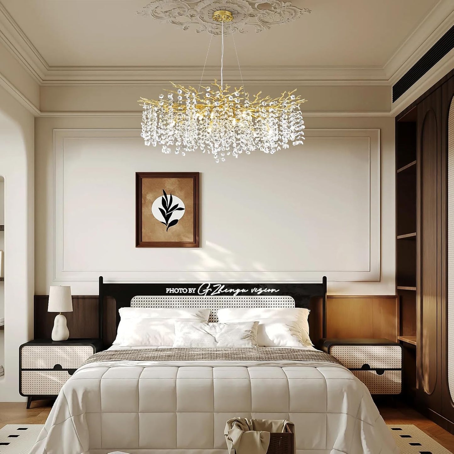 Solara Round Tree Branch Chandelier 30" 40" 55" Tree Branch-Amarnest