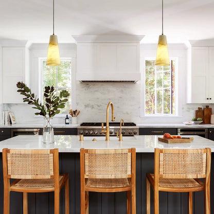 Alabaster Modern Pendant Lights Kitchen Island-Amarnest