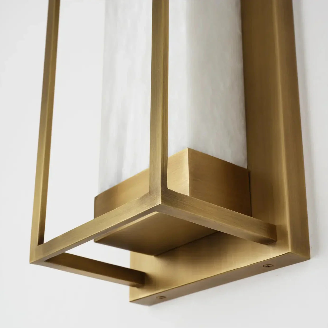 Maurizio Alabaster Square-Shaped Wall Sconces-Amarnest