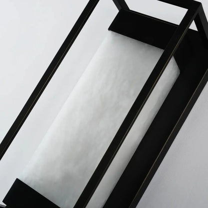 Maurizio Alabaster Square-Shaped Wall Sconces-Amarnest